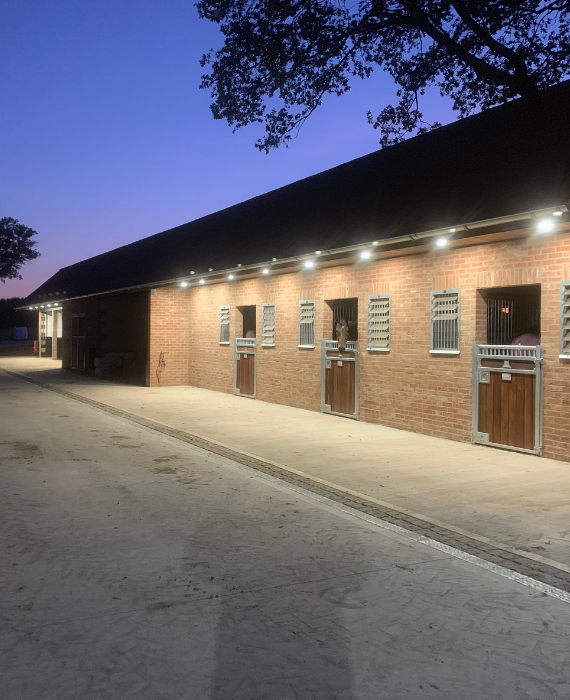 horse stable construction, menage installation, equestrian livery yards