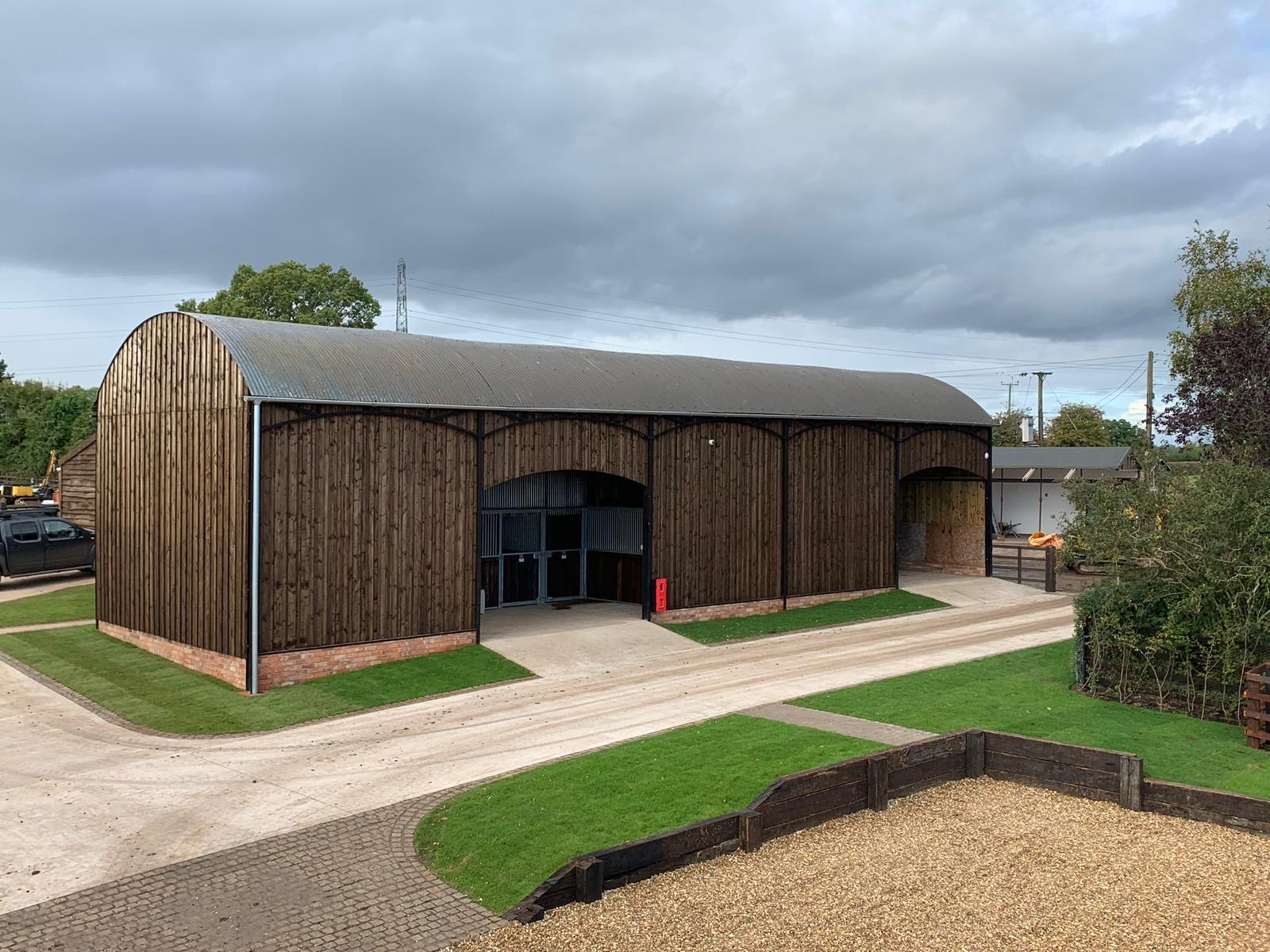 groundwork contractors shropshire, fencing contractors shropshire, barn conversion shropshire